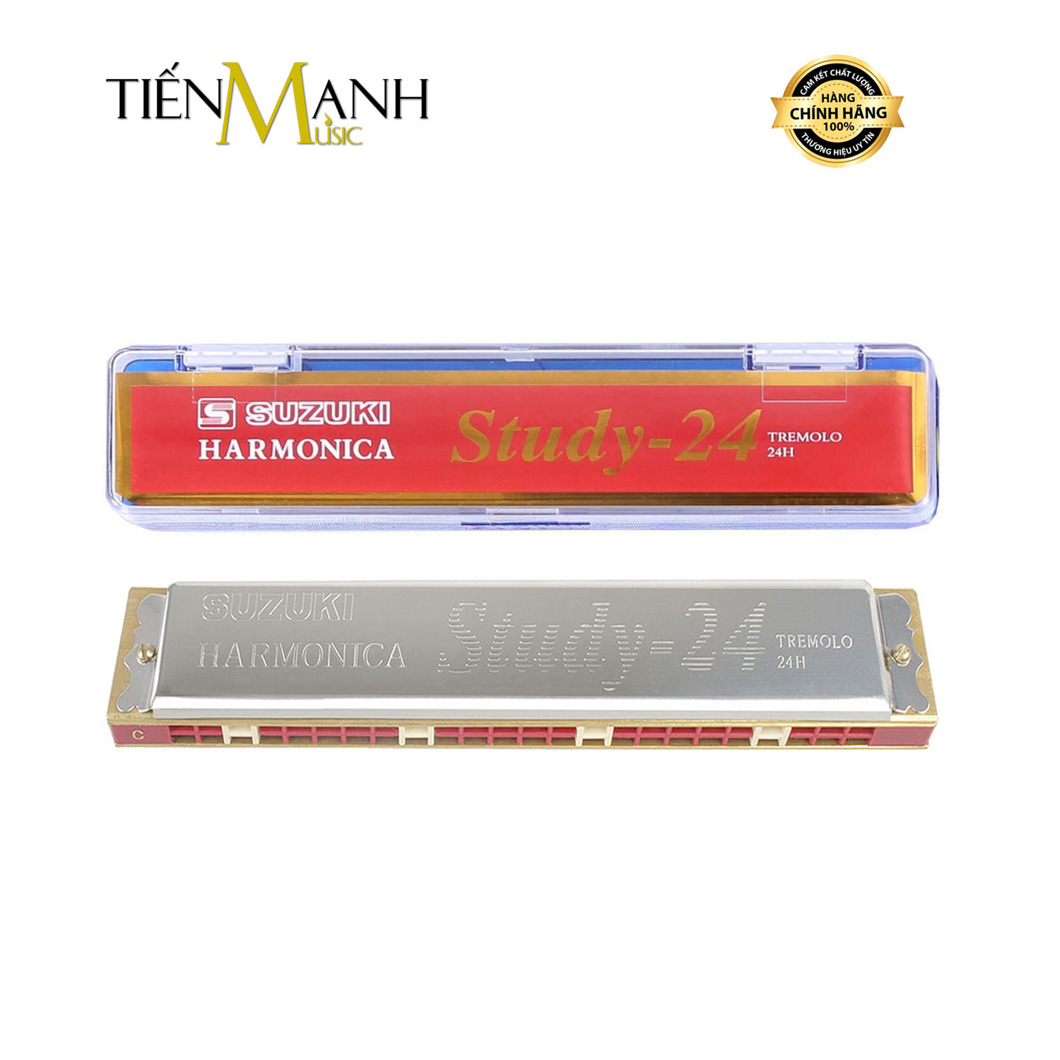 Kèn Harmonica Suzuki Study 24 lỗ