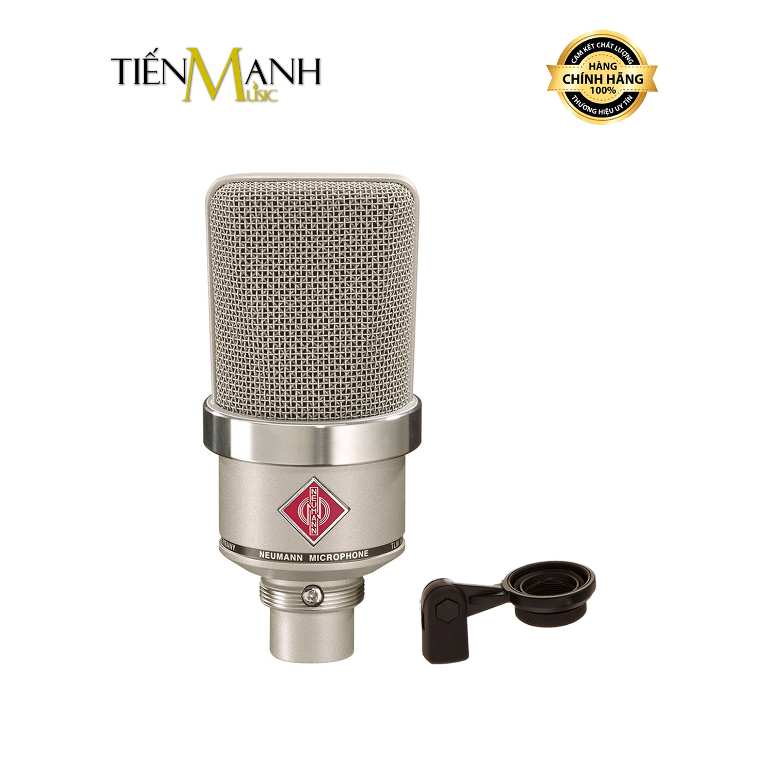 Micro Neumann TLM 102 - Bạc (Không Shock Mount)