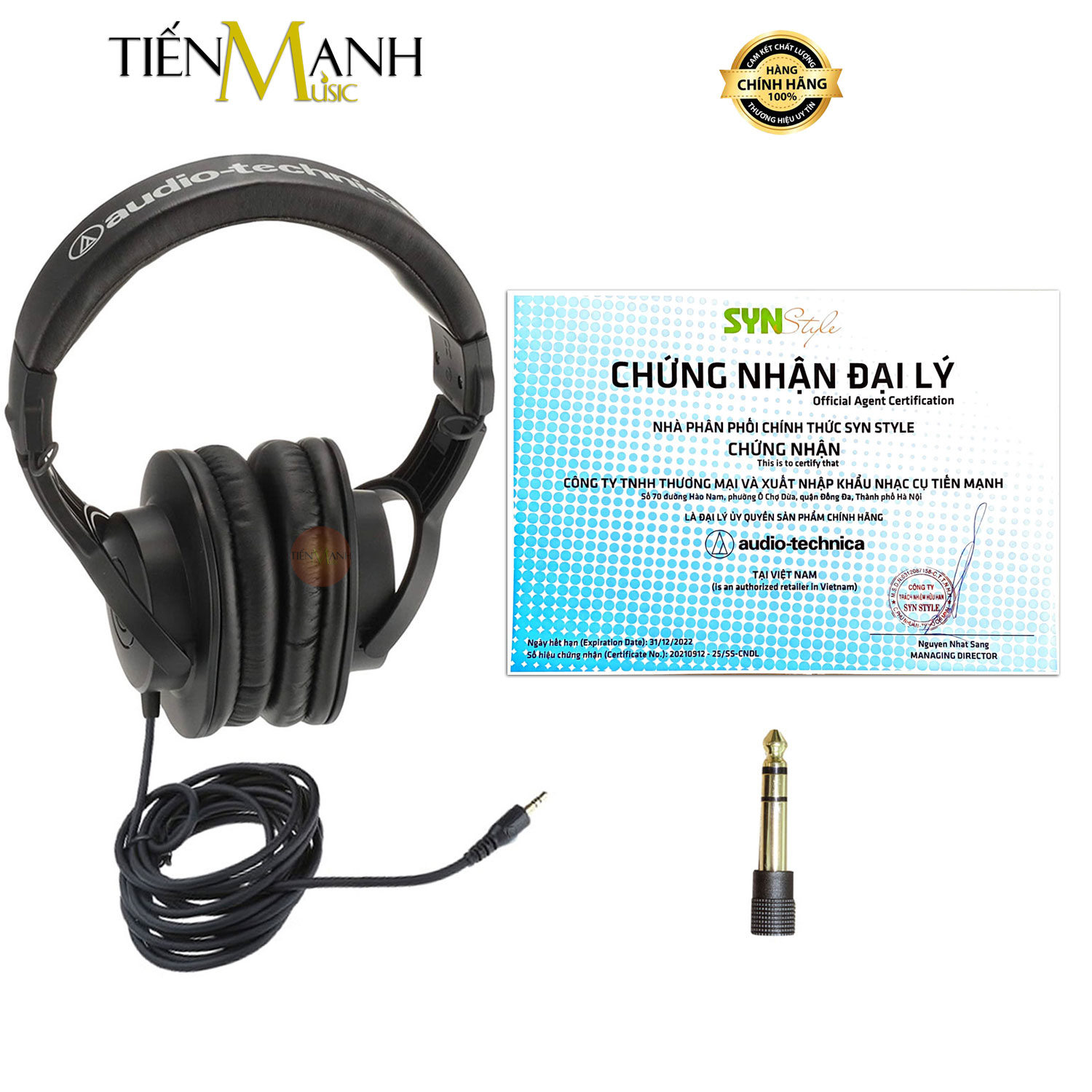 Tai Nghe Kiểm Âm Audio Technica ATH-M20X