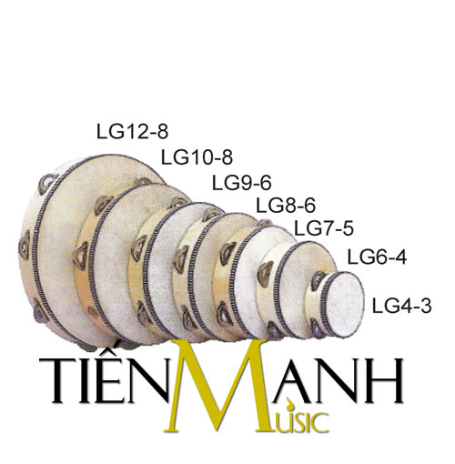 Trống lục lạc Tambourine 7 inch LG7-5