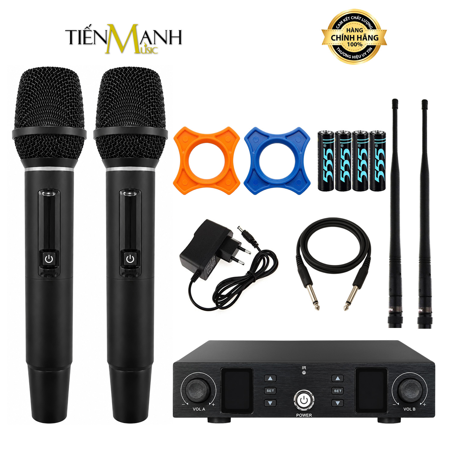 Bộ 2 Mic Không Dây Hát Karaoke Chuyên Dụng U2-RC