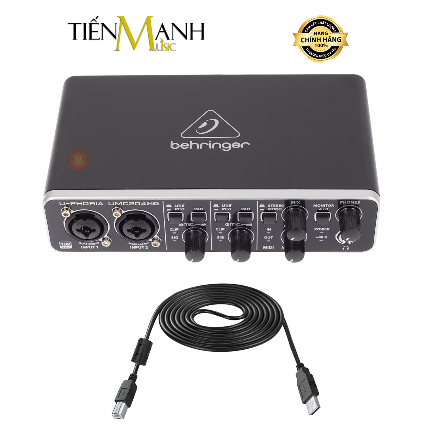 Soundcard Behringer U-Phoria UMC204HD