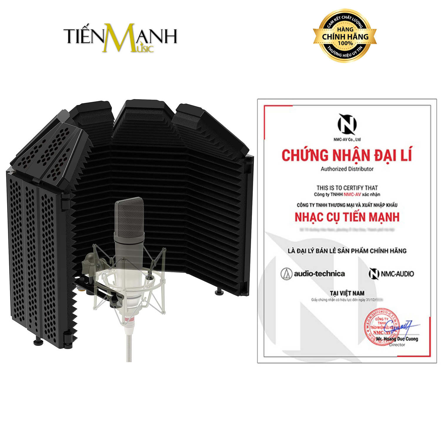 Màng Vách Chắn Tiêu Âm Cho Micro NMC-AUDIO VB812