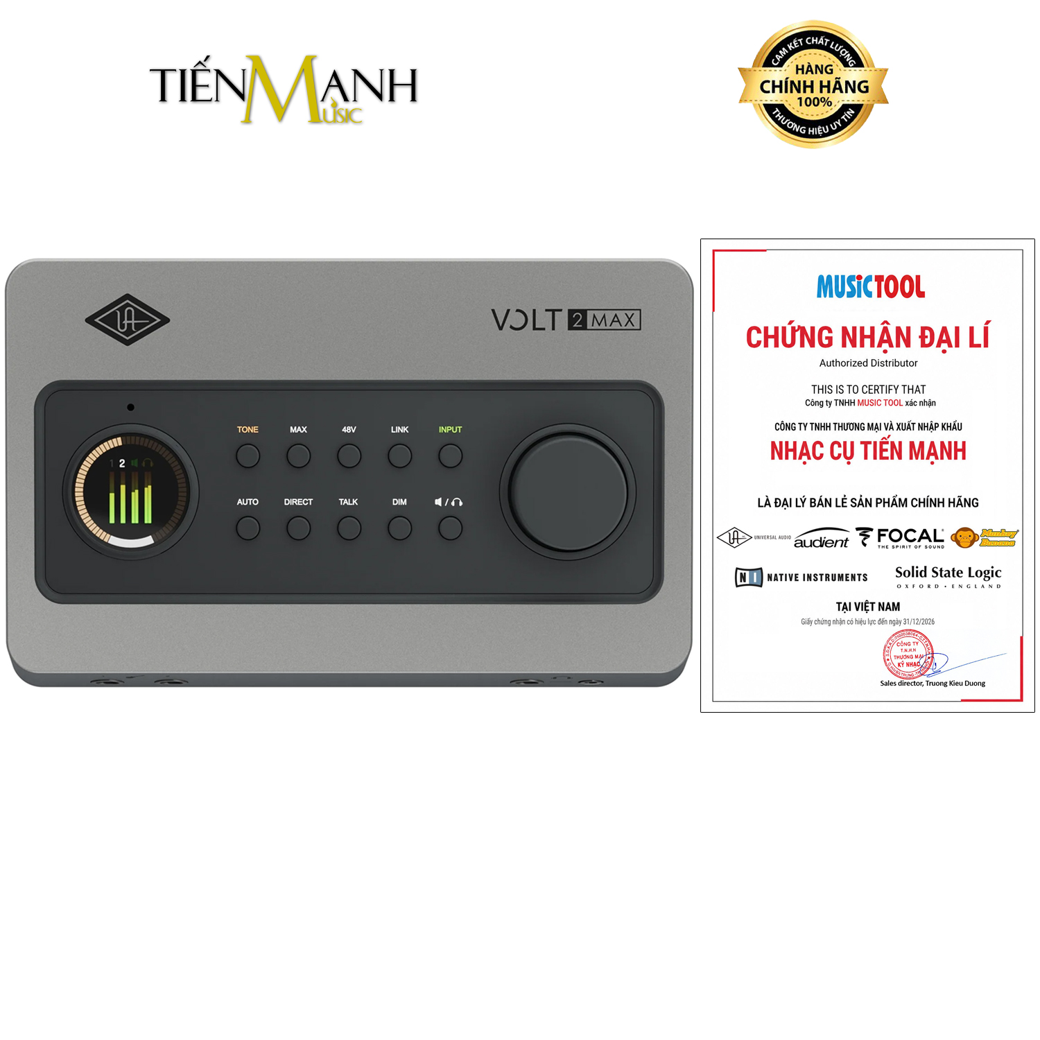 SoundCard Universal Audio UA Volt 2 Max