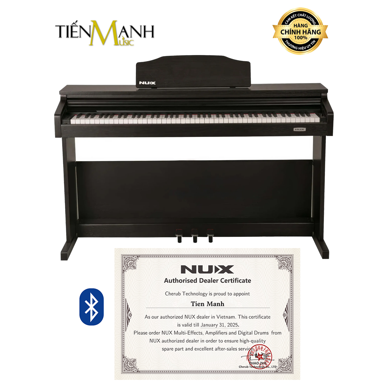 Đàn Piano Điện Nux WK520