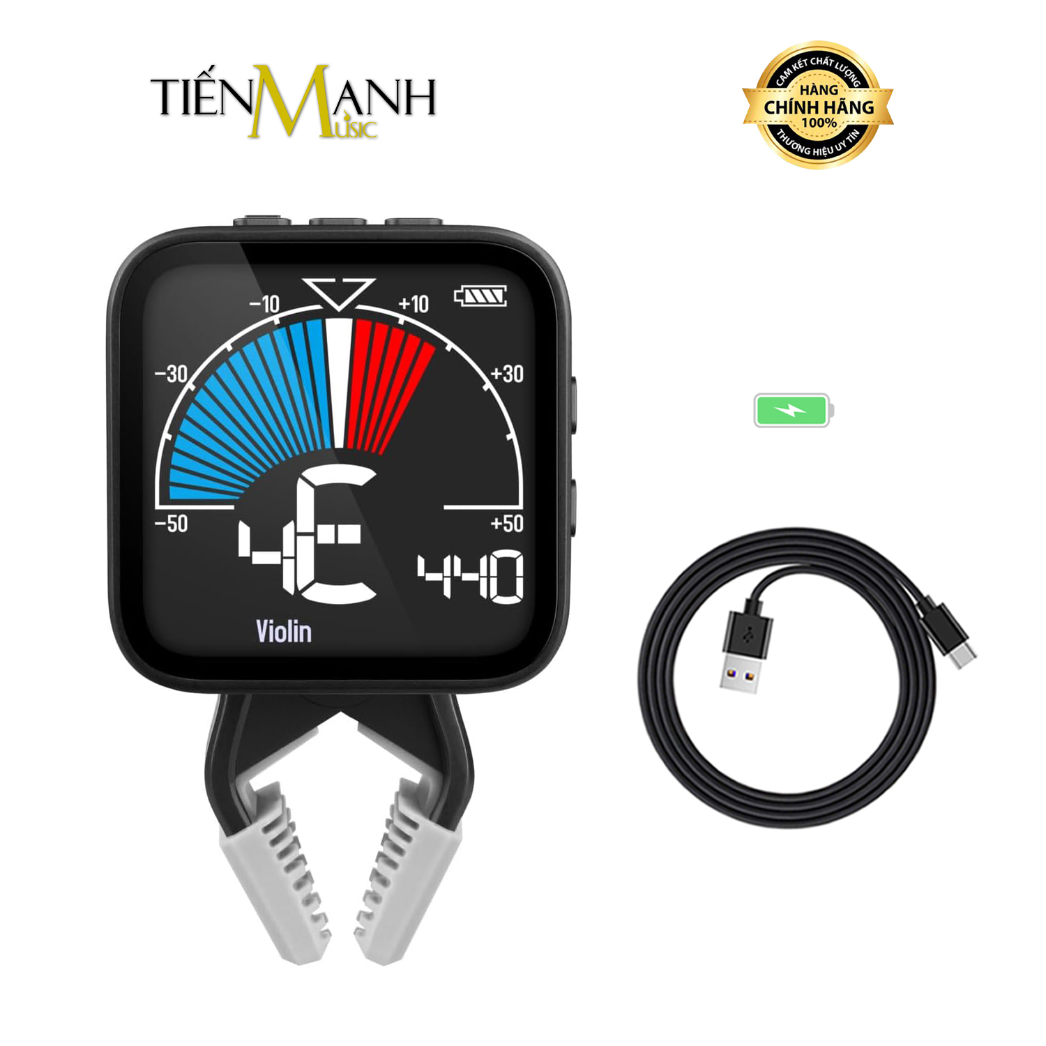 Máy Lên Dây Đa Năng Metronome Cho Violin Cherub WMT-665V Tuner WMT665