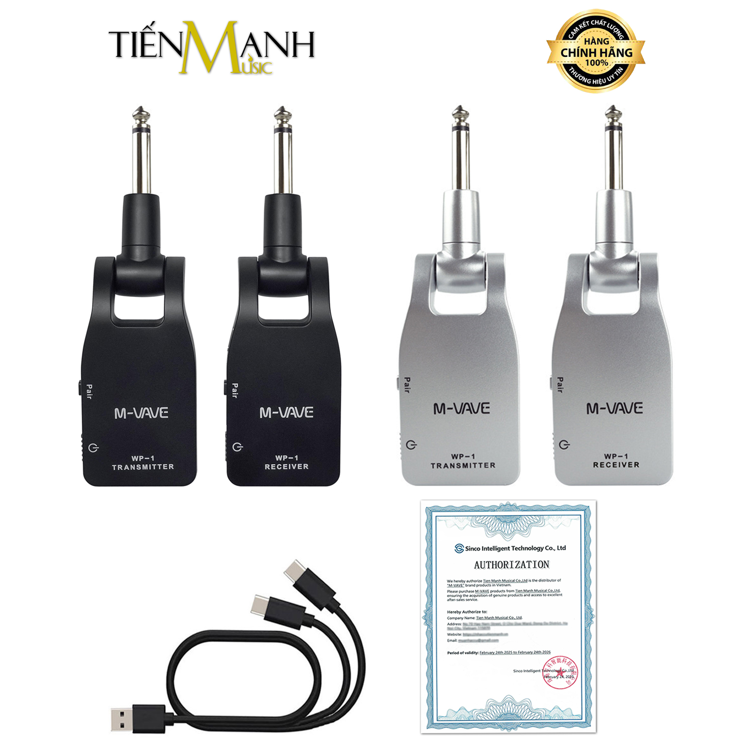 Bộ Thu Phát Guitar Không Dây Mvave WP-1