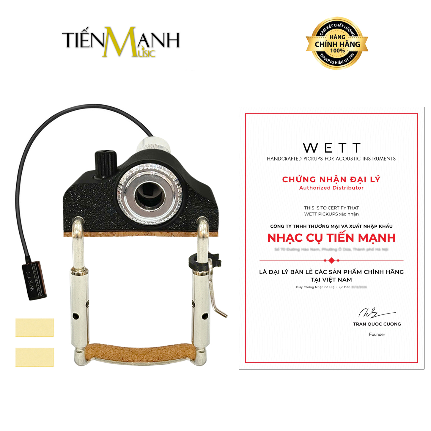 [Chính Hãng] Pickup Violin Volume Control Wett (Handmade In Vietnam)