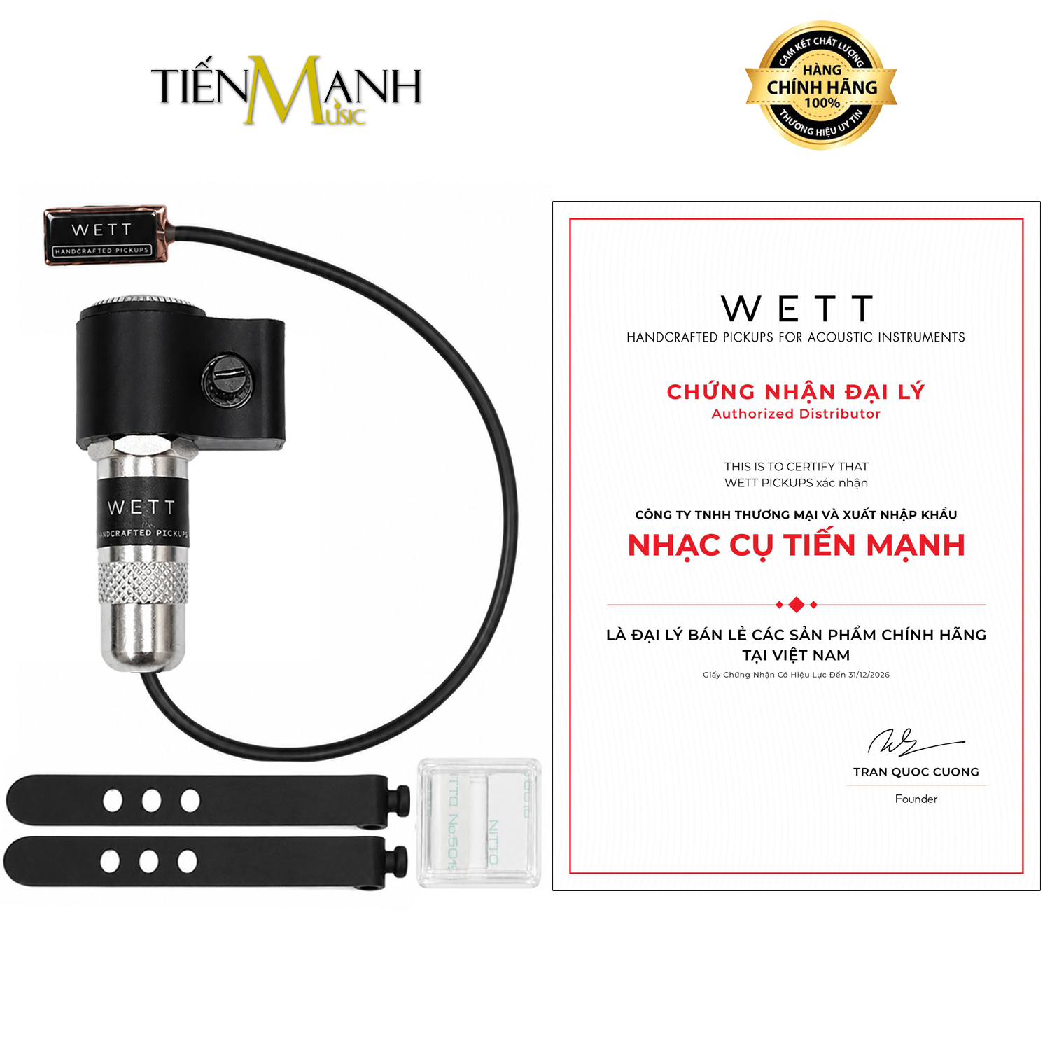 Pickup Cello Volume Control Wett 6 - Handmade in VietNam