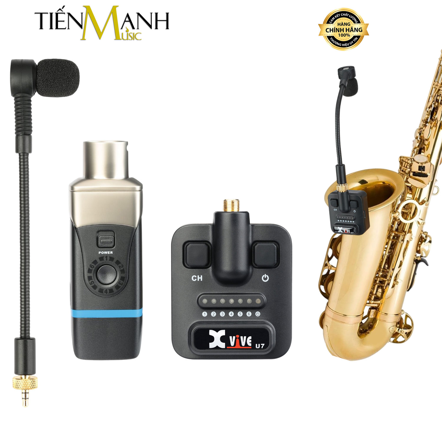 Micro Không Dây Kèn Saxophone Xvive U7