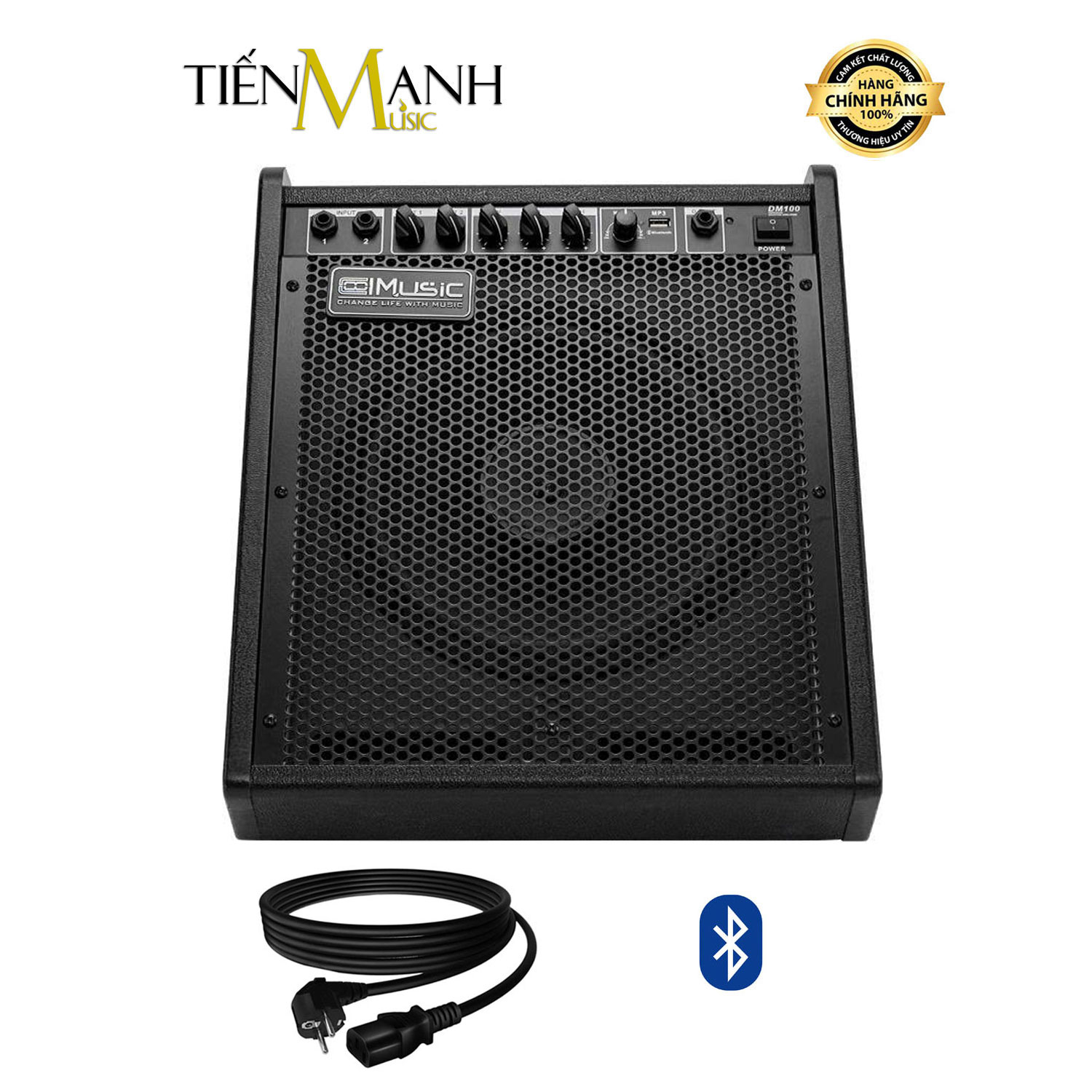 [Chính Hãng] Amply Trống Điện Tử Coolmusic DM-100