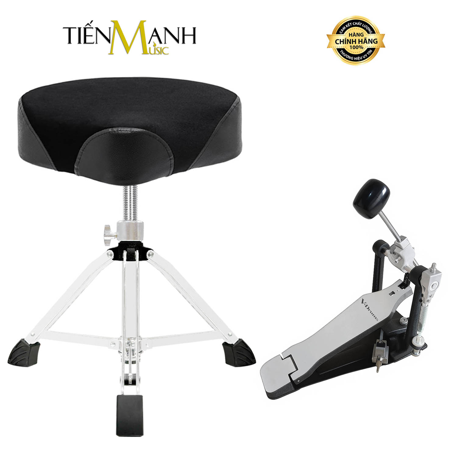 Bộ Phụ Kiện Ghế Trống, Pedal Kick Và Dùi Trống Roland DAS302