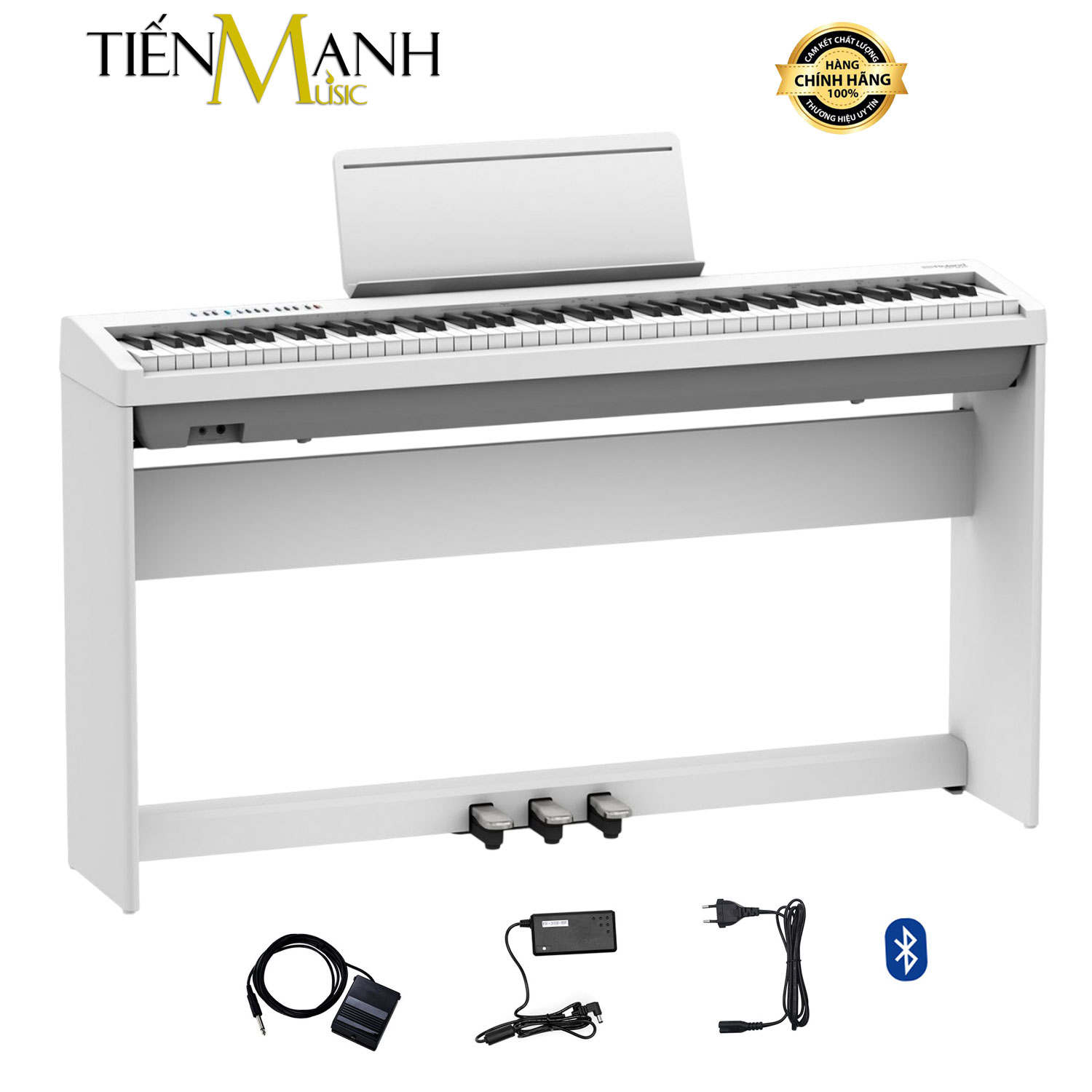 Bộ Đàn Piano Điện Roland FP-30X WH - Trắng