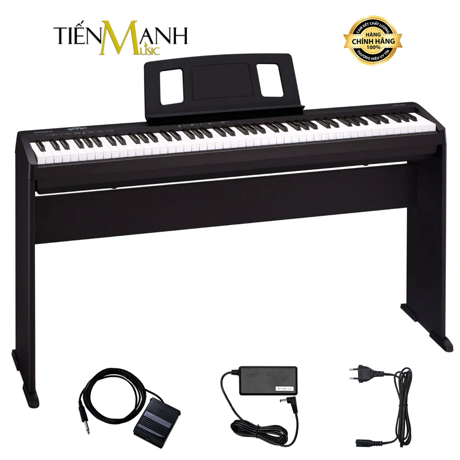 Đàn Piano Điện Roland FP-10 BK - Kèm Chân Gỗ KSCFP10BK