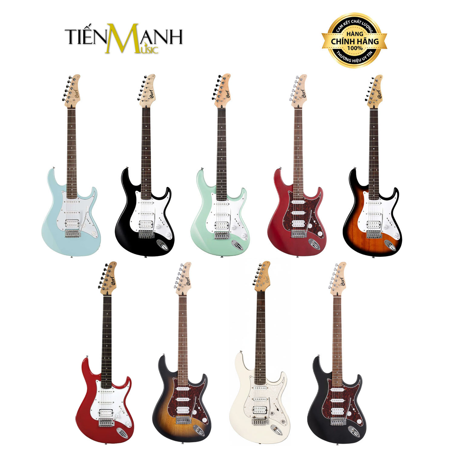 Đàn Guitar Điện Cort G110 HSS G Series SHS SSH Có Cần Nhún