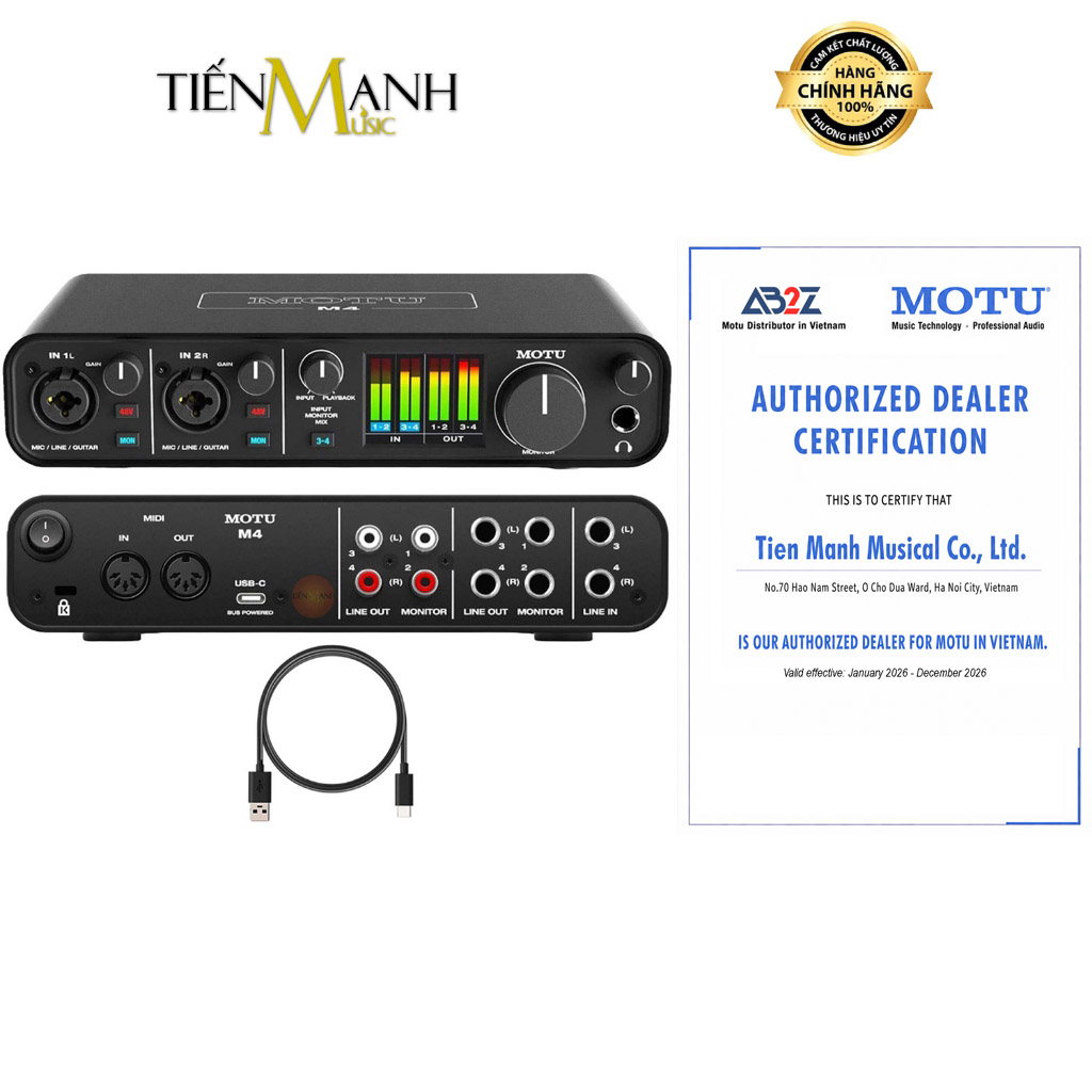 Soundcard MoTu M4