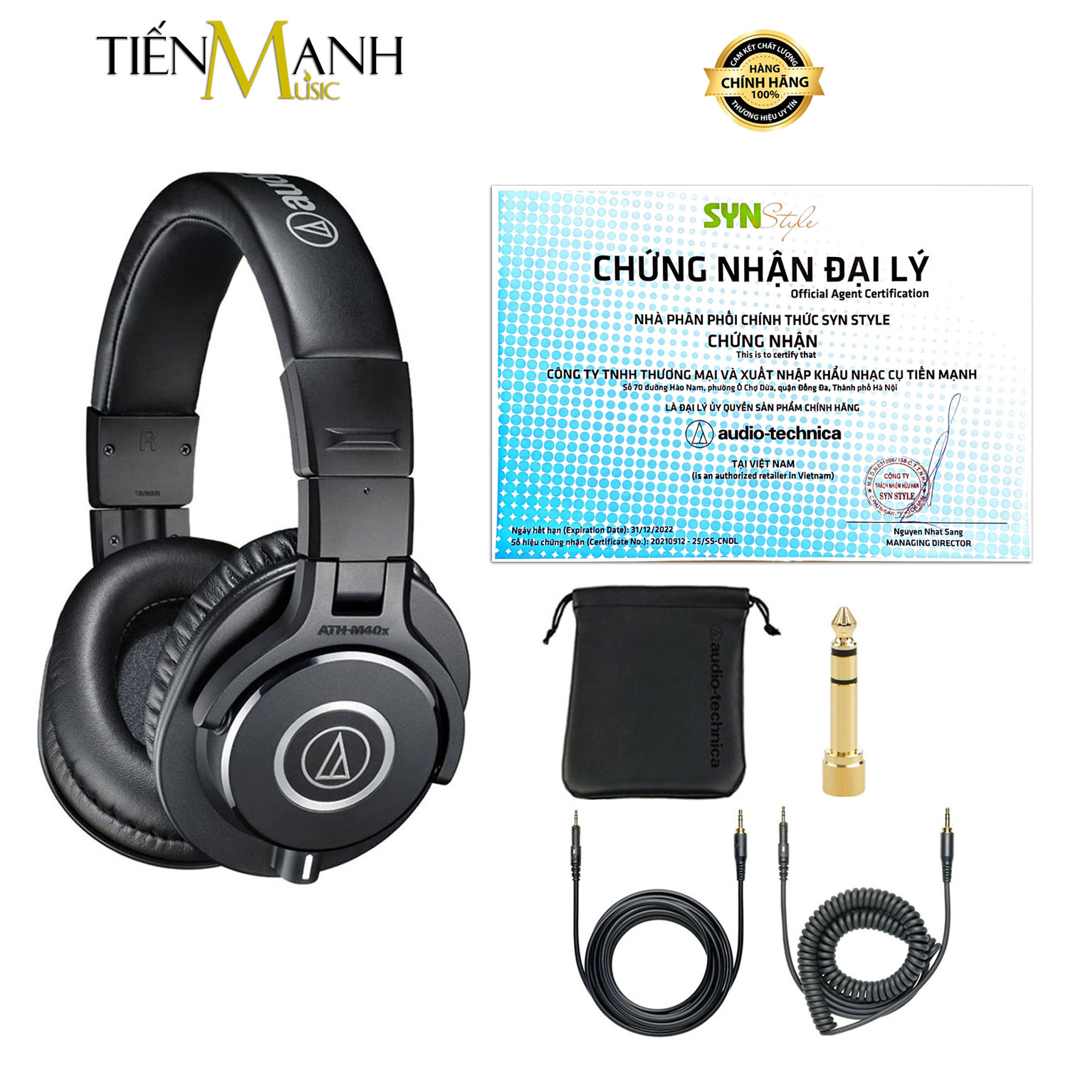 Tai Nghe Kiểm Âm Audio Technica ATH-M40X