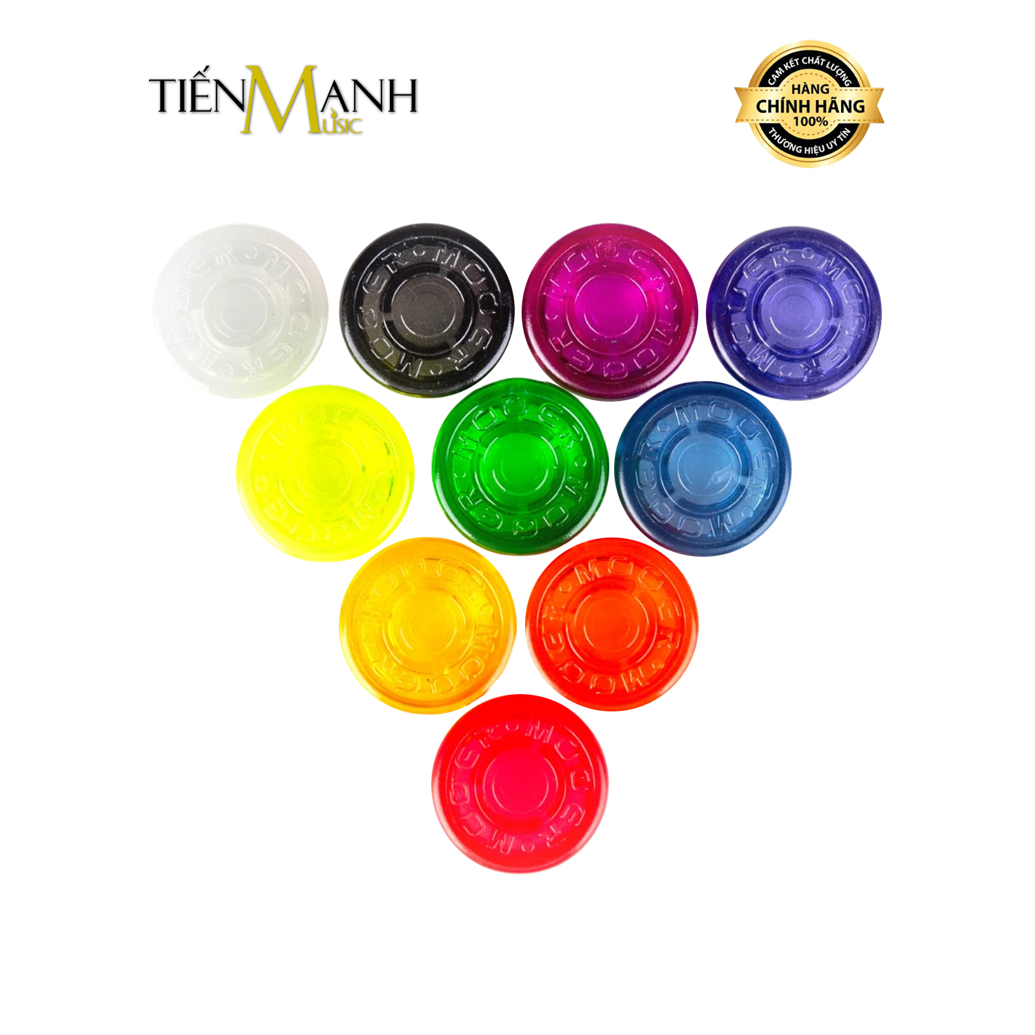 Bộ 10 Nắp Núm Nhựa Màu Cho Phơ Pedal Footswitch Topper Chính hãng Mooer FT-MX