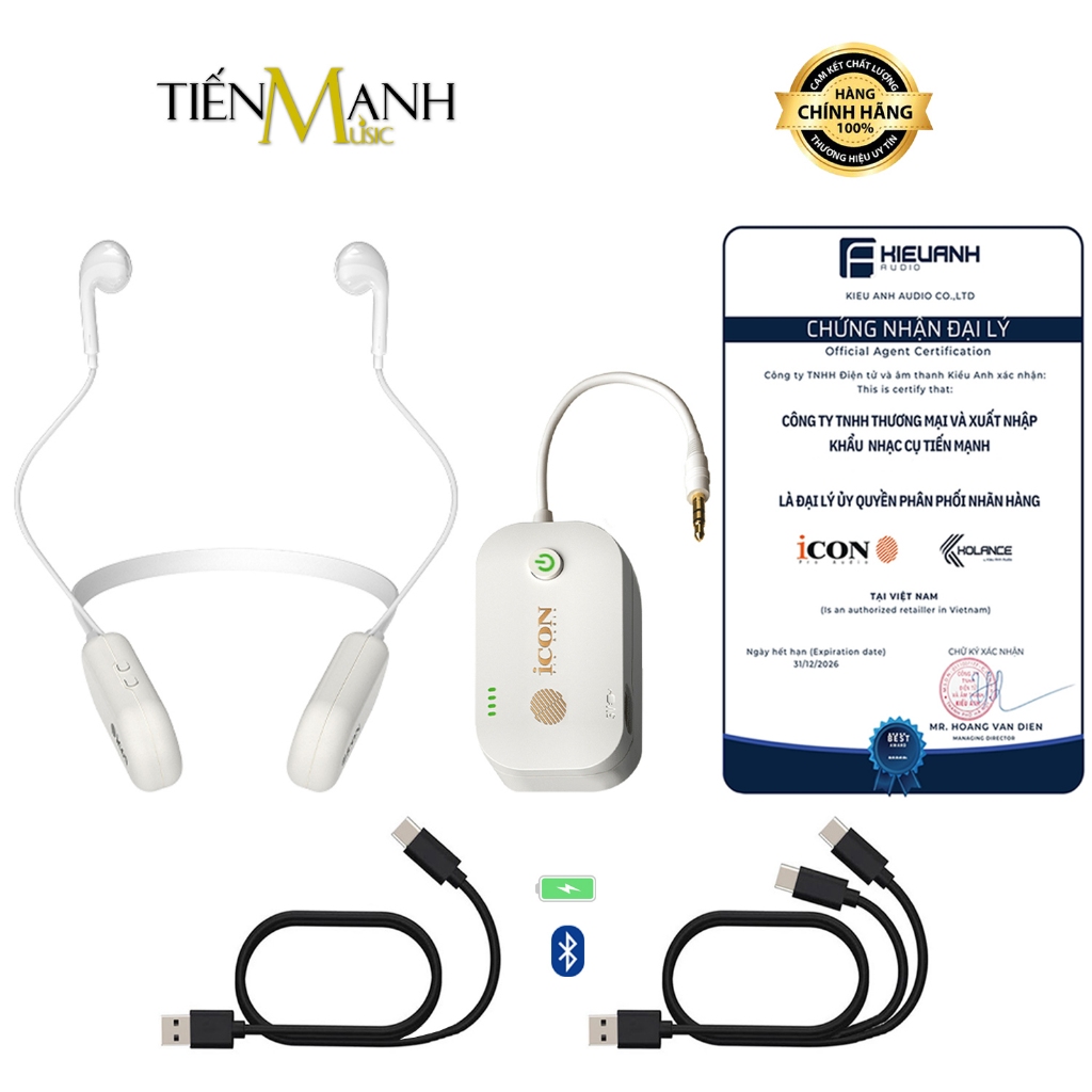 Bộ Tai Nghe Không Dây Icon Airmon 4RX