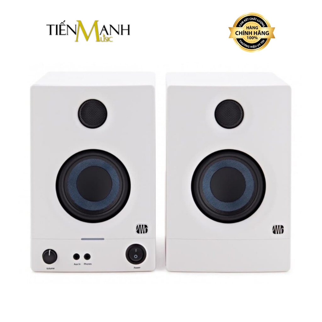 [Một Cặp, Bluetooth] Loa Kiểm Âm Eris Presonus E3.5 BT Gen 2 - Màu Trắng