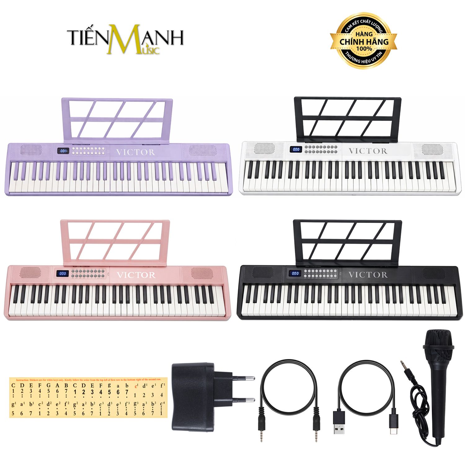 Đàn Piano Điện 61 Phím VicTor VT61