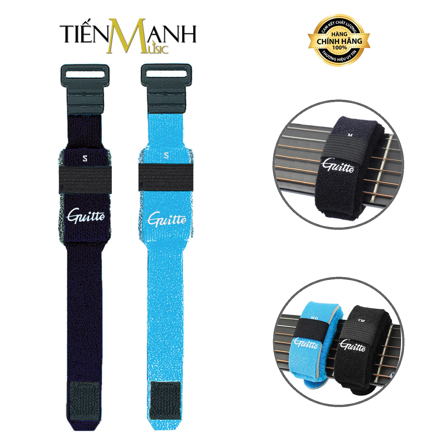 Fretwraps Đàn Guitar Guitto GGF01S (Size S) Xanh, Đen
